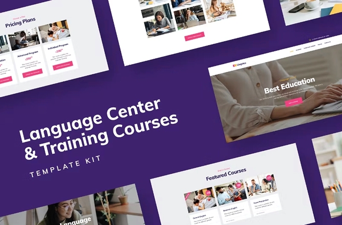 Distance Education - Language Center & Training Courses Template Kit 1.0.0