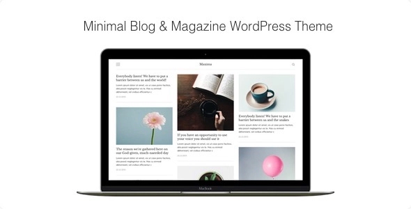 Maxima – Minimal Blog & Magazine WP Theme 1.2.4