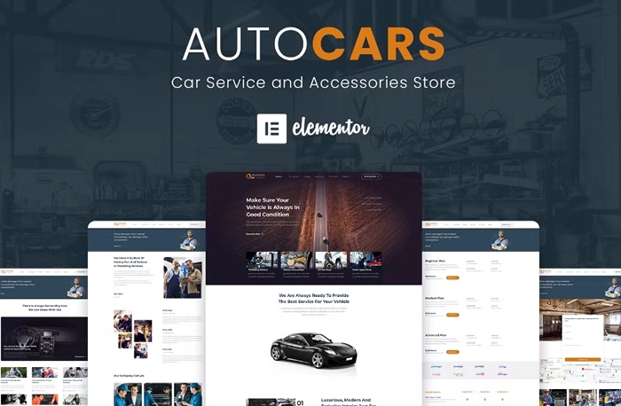 AutoCars – Car Care & Repair Elementor Template Kit 1.0.0