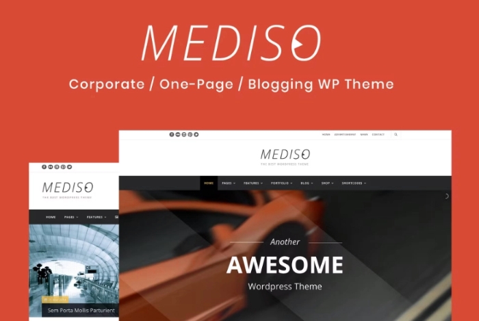 Mediso - Corporate / One-Page WP Theme 1.3.7