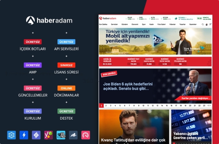 WordPress Haber Teması – HaberAdam 1.5