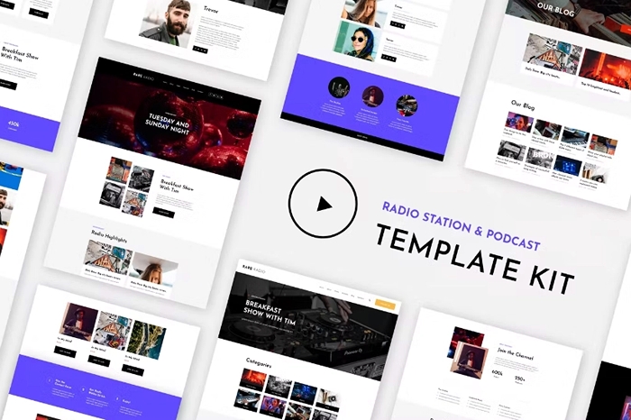 RareRadio – Music & Streaming Elementor Template Kit 1.0.0