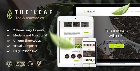 TheLeaf – Tea Production Company & Online Coffee Shop 1.7.1