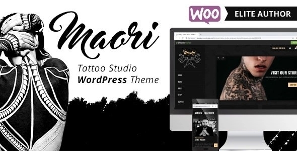 Maori – Tattoo Studio WordPress Theme 1.4.2