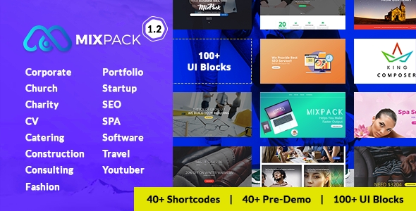 MixPack - Multipurpose WordPress Theme 1.2