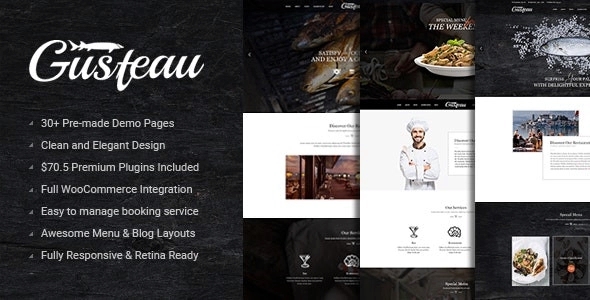 Gusteau – Elegant Food – Coffee and Restaurant 1.7.9