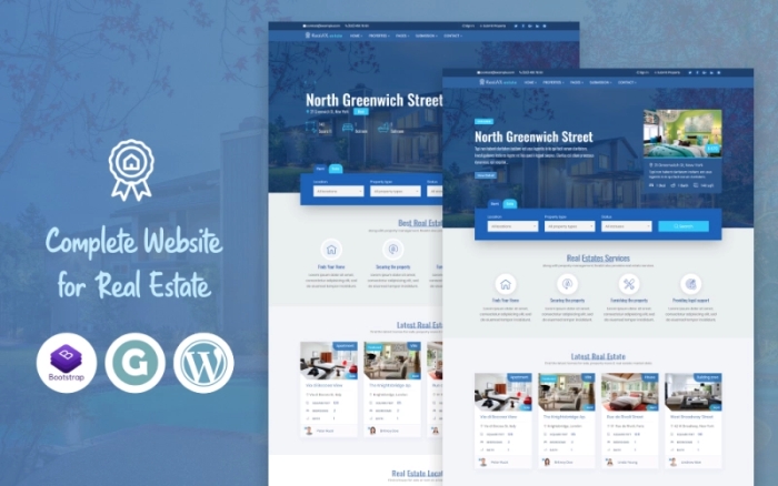 RealAX – Premium Real Estate WordPress Theme 1.0.0