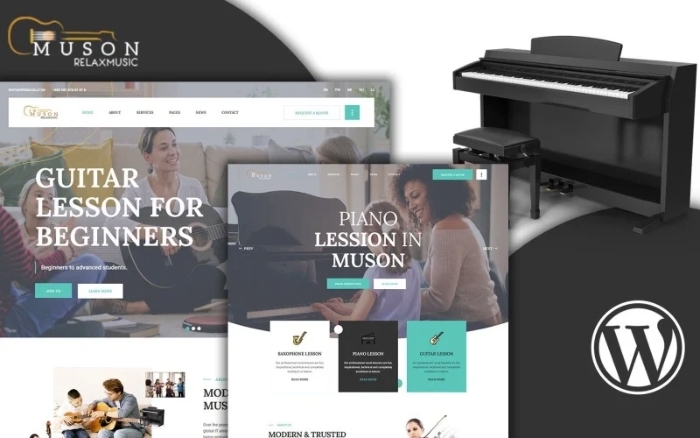 Muson – Music Classes WordPress Theme 1.4.2