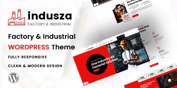 Indusza – Industrial & Factory WordPress 1.0