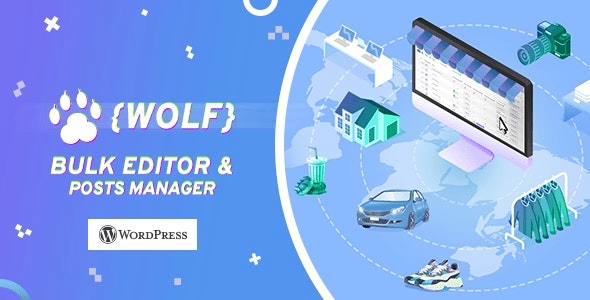 WOLF - WordPress Posts Bulk Editor and Manager Professional - Posts bulk edit 2.0.6