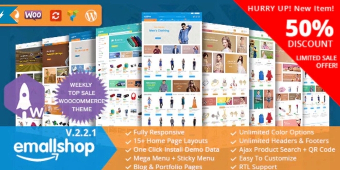 EmallShop – Responsive WooCommerce WP Theme 2.4.8