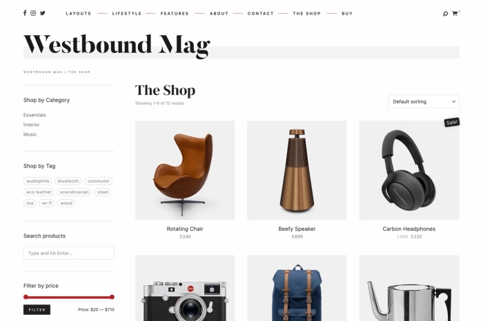 Westbound - A Storyful WordPress Blogging Theme 1.0