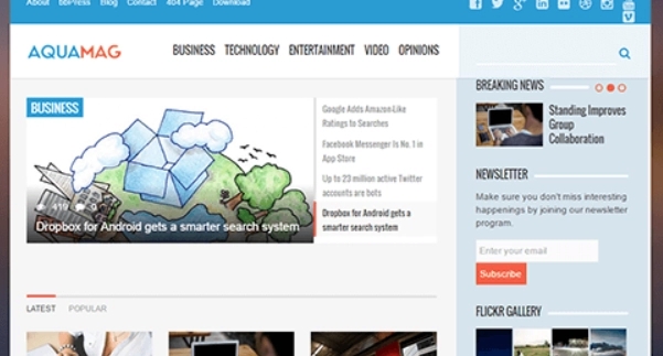 Theme Junkie – AquaMag 1.0.5