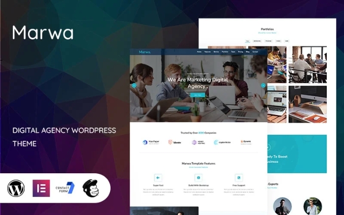 Marwa – Digital Agency WordPress Theme 1.0.0