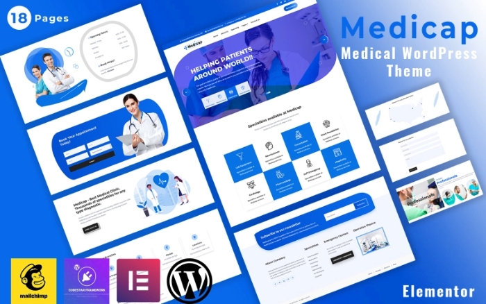 Medicap – Medical WordPress Elementor 1.0.0