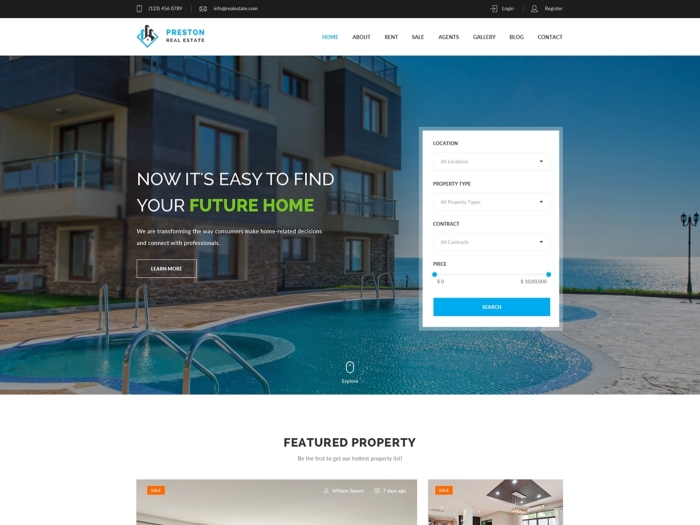 Preston - Real Estate WordPress Theme 1.2.1
