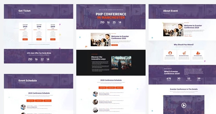 Eventer – Meetup & Conference Elementor Template Kit 1.0.0