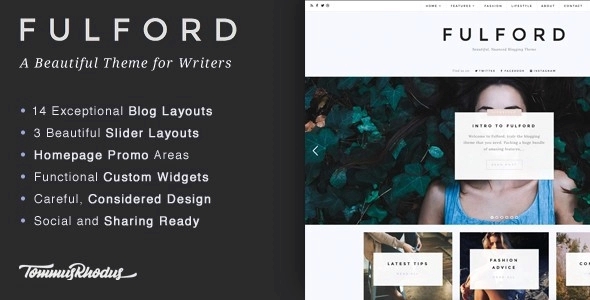 Fulford – Responsive WordPress Blogging Theme 1.0.7