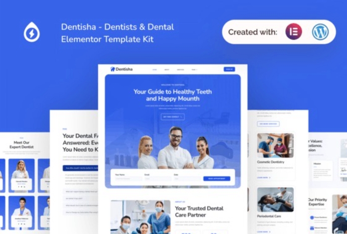 Dentisha – Dentists & Dental Elementor Template Kit 1.0.0