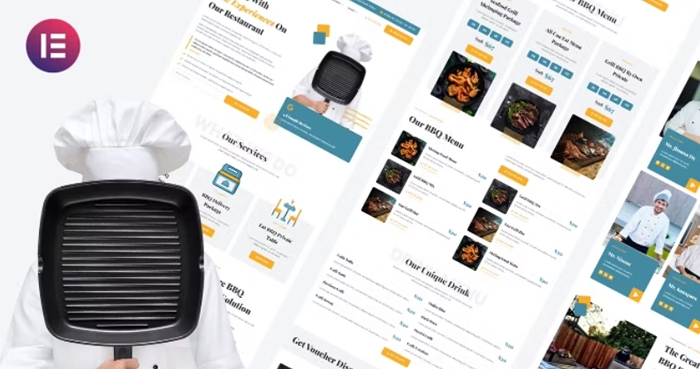 Bipang – BBQ & Grill Restaurant Elementor Template Kit 1.0.0