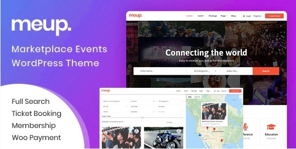 Meup – Marketplace Events WordPress Theme 1.9.5