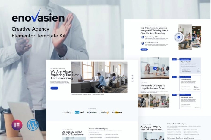 Enofasien – Creative Agency Elementor Template Kit 1.0.0