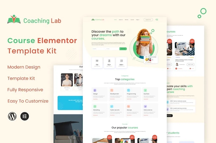 Coaching Lab – Coaching Center Elementor Template Kit 1.0.0