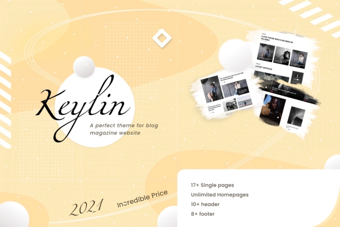 Keylin – WordPress Magazine and Blog Theme 1.8