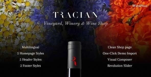 Tracian - Wine WordPress Theme 1.3