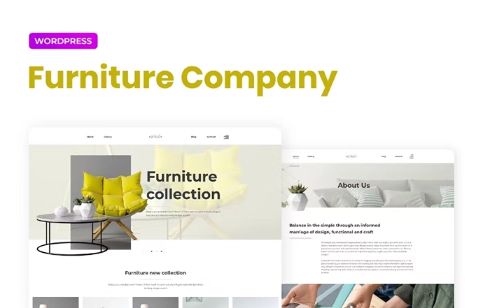 Enkel – Furniture Company Template Kit 1.0.0