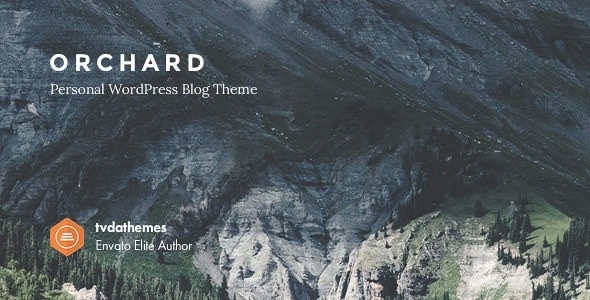 Orchard – Personal WordPress Blog Theme 1.0.6