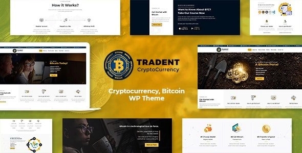 Tradent – Cryptocurrency, Bitcoin WordPress Theme 3.1