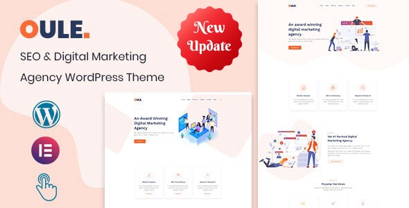 Oule – Digital Marketing Agency WordPress Theme 2.0.3