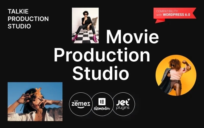 Talkie Production Studio Movie WP Theme 1.0.1