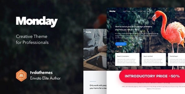 Monday – Creative Multi-Purpose WP Theme 1.0