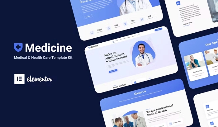 Medisine – Medical Elementor Template Kit 1.0.0
