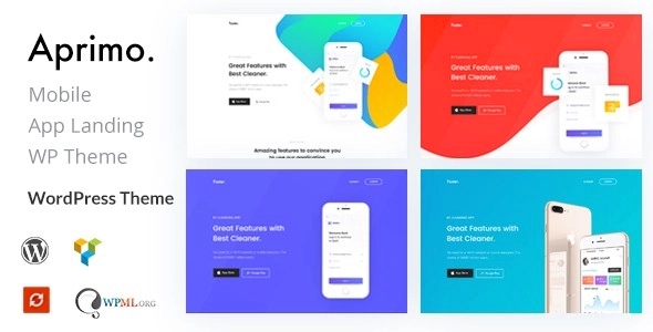 Aprimo – Mobile & App Landing WP Theme 1.5