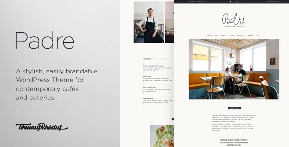 Padre – Cafe & Restaurant WordPress Theme 1.0.10