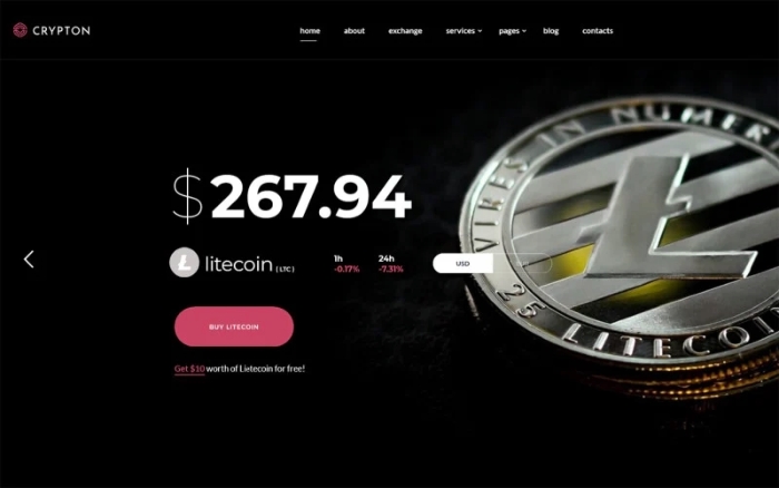 Crypton – Crypto Token Exchange WP Theme 1.0.0