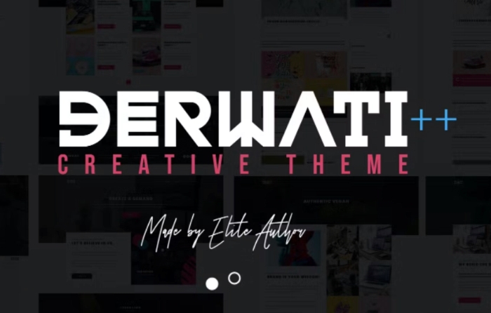 Derwati - Trendy & Creative Portfolio Theme 1.3