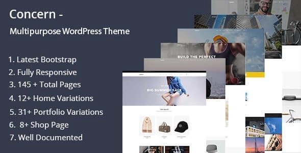 Concern – Multipurpose and Portfolio WordPress Theme 1.0