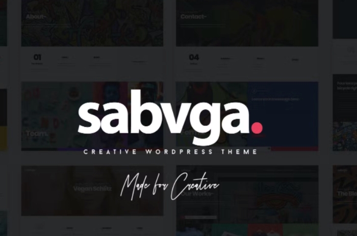 Sabvga – Modern & Creative Portfolio Theme 1.3
