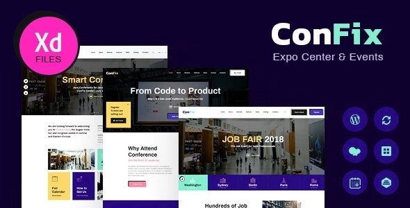 ConFix - Expo & Events WordPress Theme 1.0.5