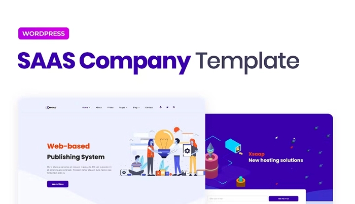 Xsapp – SAAS Company Elementor Template Kit 1.0.0