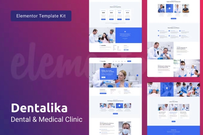 Dentalika – Dental Clinic & Medical Health Elementor Template Kit 1.0.0