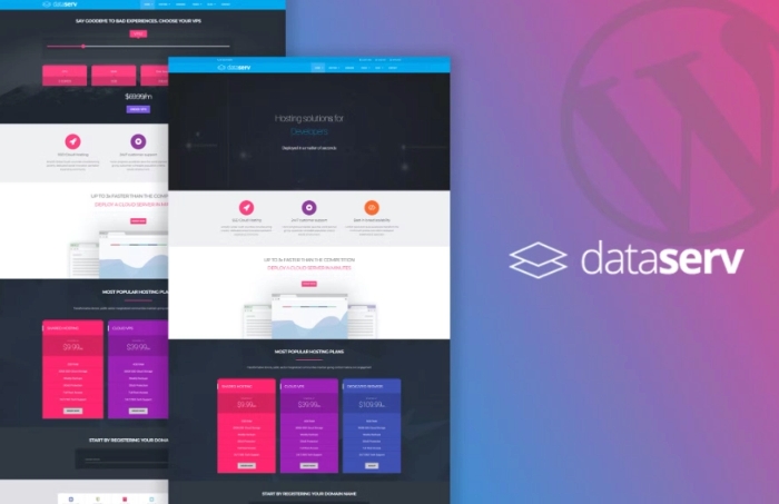 Dataserv – Professional Hosting WordPress Theme 1.0.7