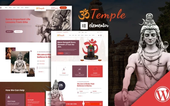 Temple Oriental Shrine Elementor WP Theme 1.0.0