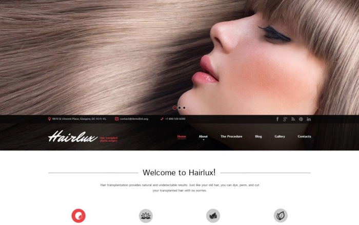Hairlux – Hair Transplantation WordPress Theme 3.1.5