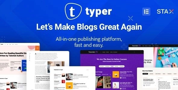 Typer – Amazing Blog and Multi Author Publishing Theme 1.20.0