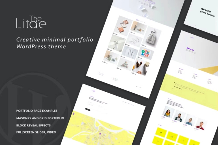 The Litae – Minimal Portfolio WordPress Theme 1.4.0